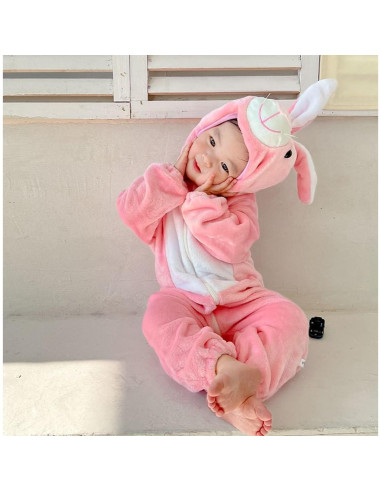 Disfraz de Conejo Rosa CuteOn para Bebé 3-6 Meses