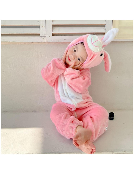 Disfraz de Conejo Rosa CuteOn para Bebé 3-6 Meses Disfraz de Conejo Rosa CuteOn para Bebé 3-6 Meses