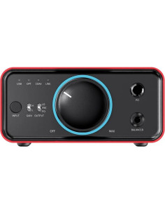 Amplificador DAC FiiO K7 HiFi Balanceado 2x AK4493S 2000mW 2