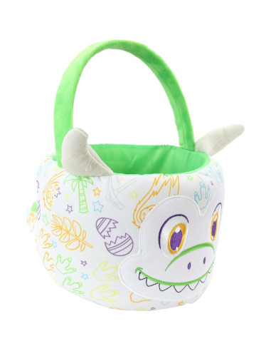 Cesta de Pascua Crayola Dinosaurio Verde + 3 Marcadores