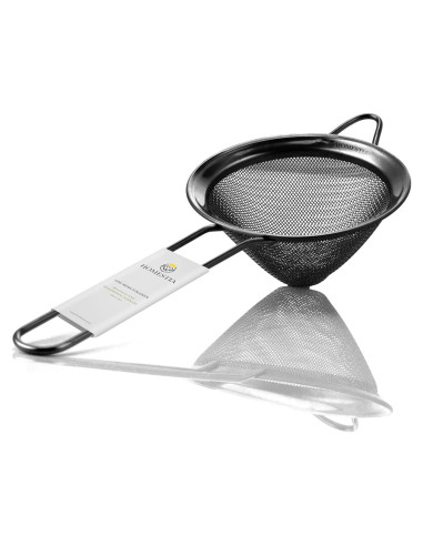 Colador de Malla Fina Homestia de Acero Inoxidable 304 Negro