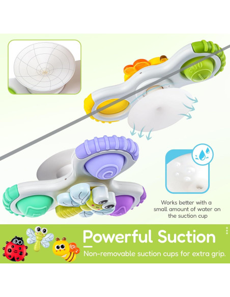 Juguetes de Ventosa Giratorios ALASOU para Bebés 1-3 Años