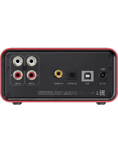 Amplificador DAC FiiO K7 HiFi Balanceado 2x AK4493S 2000mW