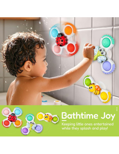 Juguetes de Ventosa Giratorios ALASOU para Bebés 1-3 Años