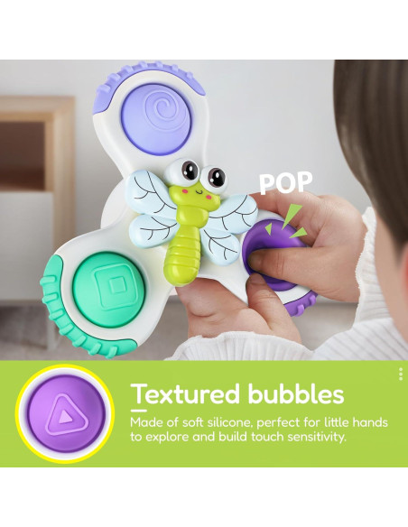 Juguetes de Ventosa Giratorios ALASOU para Bebés 1-3 Años