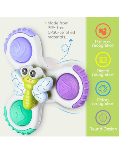 Juguetes de Ventosa Giratorios ALASOU para Bebés 1-3 Años