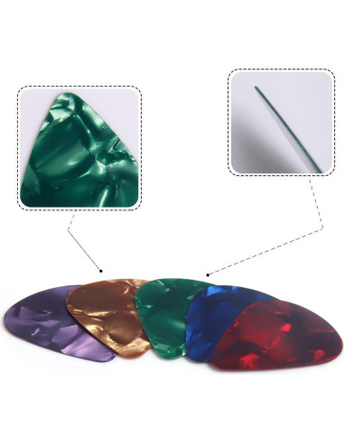 40 Protectores de Dedos de Silicona para Guitarra y Ukulele