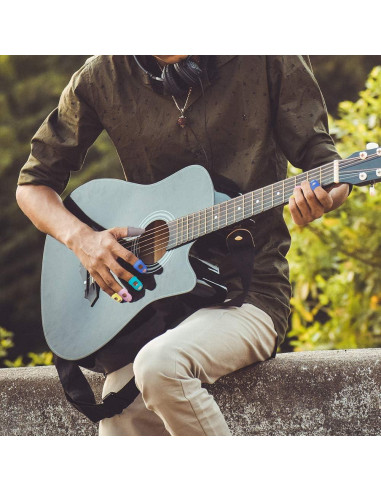40 Protectores de Dedos de Silicona para Guitarra y Ukulele