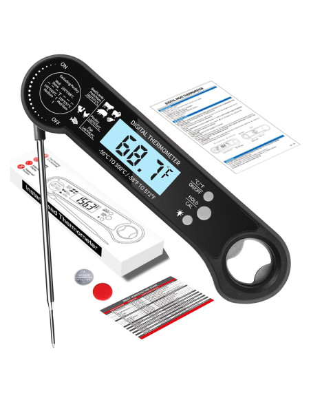 Termómetro Digital de Carne TempSprite - Lectura Instantánea, IP67