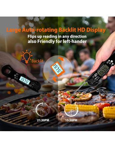 Termómetro Digital de Carne TempSprite - Lectura Instantánea, IP67