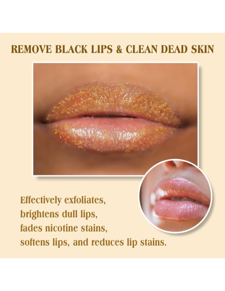 Exfoliante Labial Natural MUREND con Cepillo 100g - Limón y Cúrcuma Exfoliante Labial Natural MUREND con Cepillo 100g - Limón y Cúrcuma