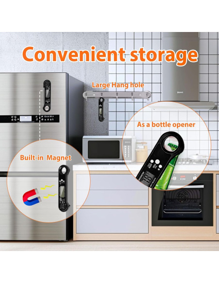 Termómetro Digital de Carne TempSprite - Lectura Instantánea, IP67