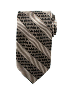 Corbata de Seda Batman Cufflinks Inc. 149.86 cm Negro 2