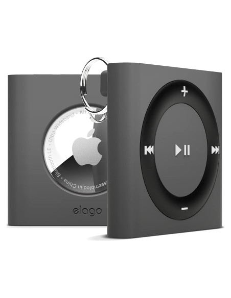 Estuche elago Shuffle Case para Apple AirTag - Gris Oscuro