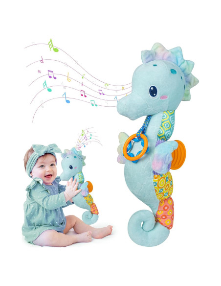 Juguete Musical Caballito de Mar Coqin para Bebés 0-6 Meses