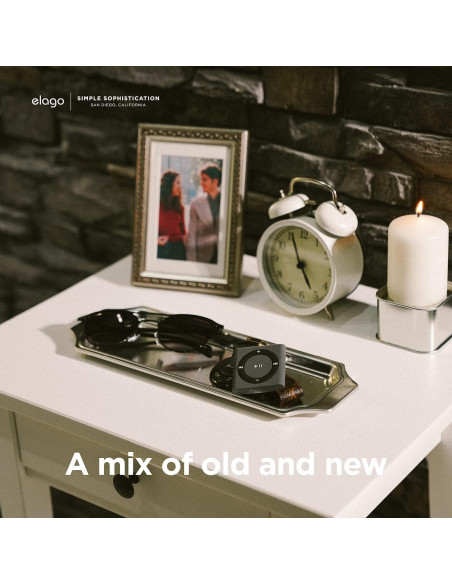 Estuche elago Shuffle Case para Apple AirTag - Gris Oscuro