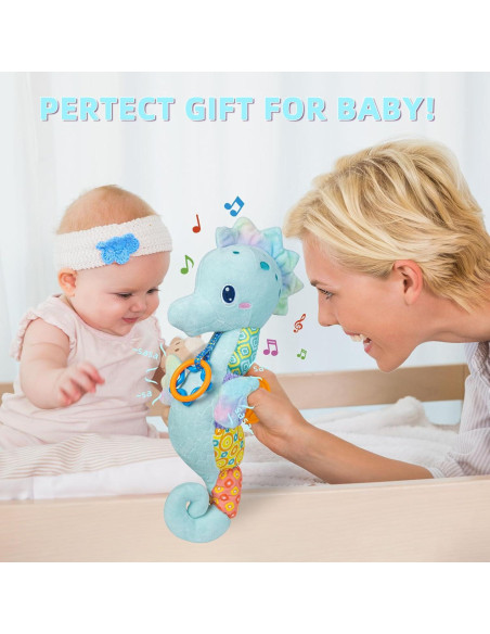 Juguete Musical Caballito de Mar Coqin para Bebés 0-6 Meses