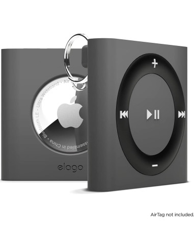 Estuche elago Shuffle Case para Apple AirTag - Gris Oscuro