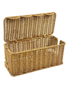 Caja Organizadora de Cables YEXEXINM 29.5x12.7cm Plástico Ratan