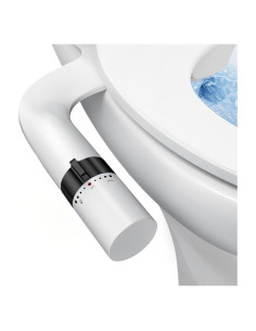 Accesorio de Bidet Shikitek Negro, Doble Boquilla, Instalación Fácil