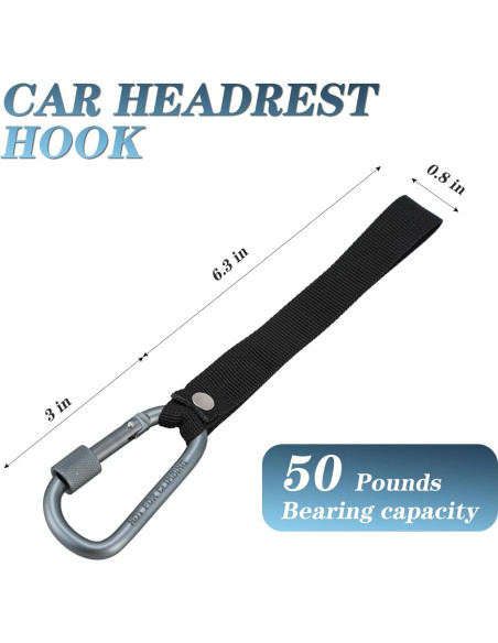 Gancho organizador para reposacabezas de coche ECOSHIRE Verde Gancho organizador para reposacabezas de coche ECOSHIRE Verde