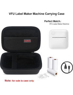 Funda de Transporte Elonbo para Máquina Etiquetadora Joysea OP1 - Negra 2