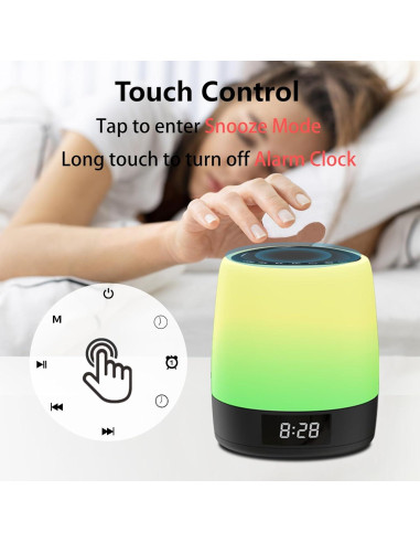 Máquina de Sonido Blanco SOMEYOU SY-Clock con Luz Nocturna