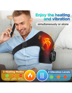 Almohadilla Calentadora y Masajeador Inalámbrico SALUD FAMILIAR 2