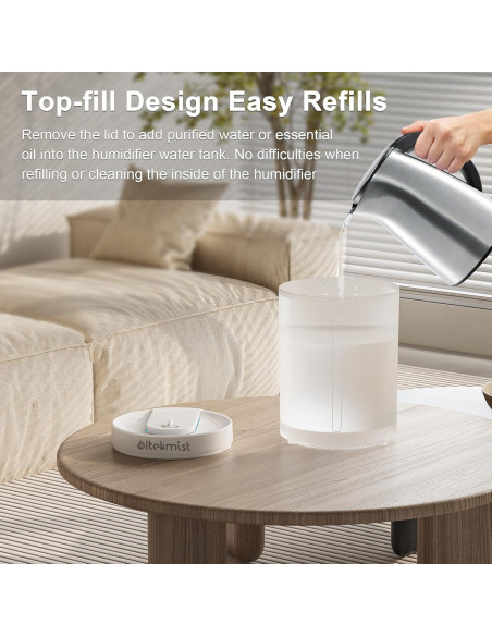 Humidificador 2 en 1 Ultekmist JS-02 4L con Difusor y Luz Nocturna