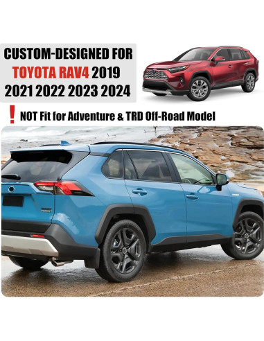 Guardabarros KEAIDAP para Toyota RAV4 2019-2024 Sin Perforación