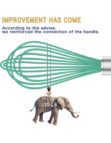 Set de 3 Batidores de Silicona OYV - Antirayones y Apto Lavavajillas
