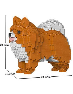 Bloques de Construcción JEKCA Pomeranian 1480 Piezas 14+ 2