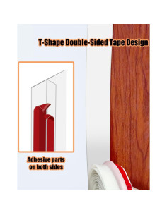 Tira de Sello de Silicona Orgthin 10 pies Aislamiento Blanco 2