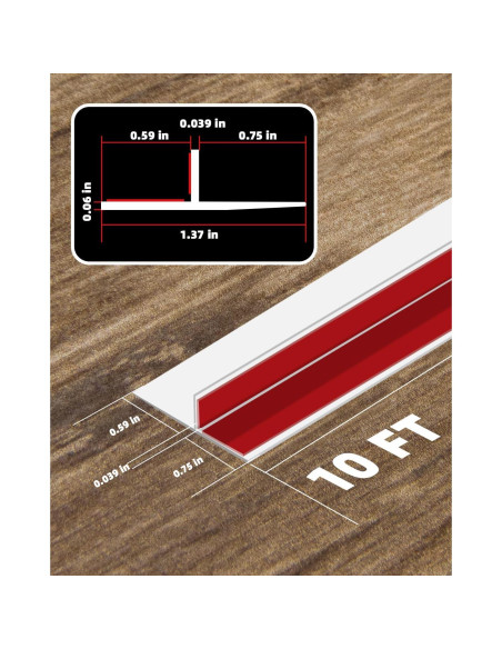 Tira de Sello de Silicona Orgthin 10 pies Aislamiento Blanco