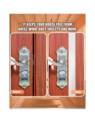 Tira de Sello de Silicona Orgthin 10 pies Aislamiento Blanco