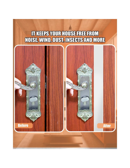 Tira de Sello de Silicona Orgthin 10 pies Aislamiento Blanco