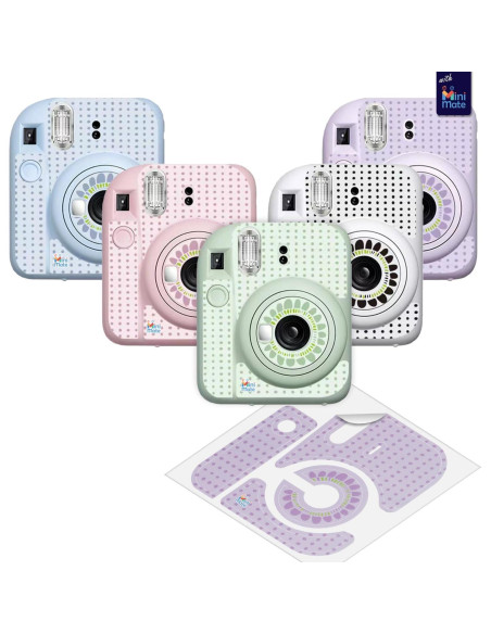 Cámara Instantánea Fujifilm Instax Mini 12 Blanca Arcilla + Funda + 40 Películas