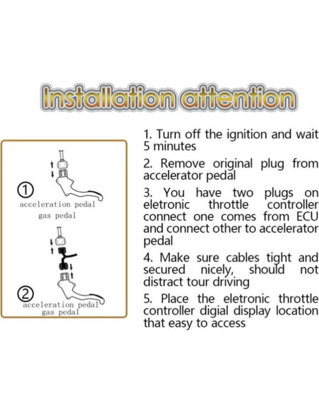 Controlador Electrónico del Acelerador ZMShun ZMS-221 para Toyota y Lexus