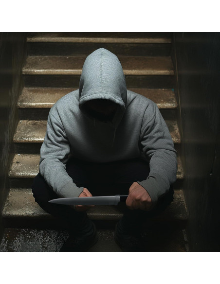 Cuchillo Falso Halloween UQJE 30.48 cm Prop Cosplay