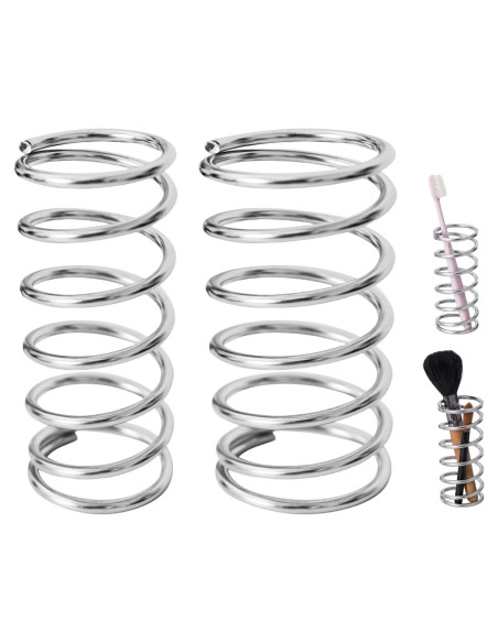 Soporte para Cepillos de Dientes Wjwumha 2 Piezas Acero Inoxidable