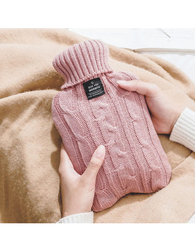 Bolsa de Agua Caliente 2L OliviaLiving Burdeos Reutilizable