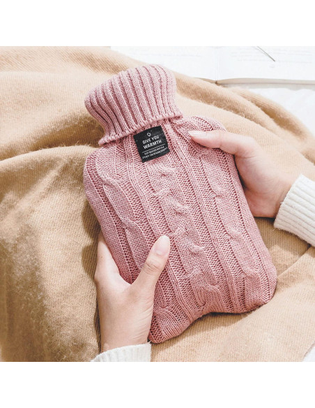 Bolsa de Agua Caliente 2L OliviaLiving Burdeos Reutilizable