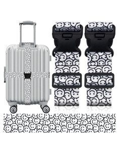 Correas de Equipaje Leehoom 2 Paquetes 5cm x 198cm Nylon