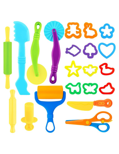 Juego de Herramientas de Masa 21 Piezas LanMa - Accesorios Creativos