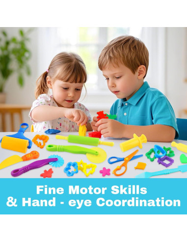 Juego de Herramientas de Masa 21 Piezas LanMa - Accesorios Creativos