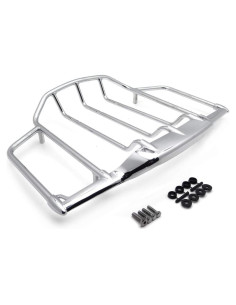 Soporte de Equipaje Cromado HTTMT para Harley Tour Pak 1993-2013