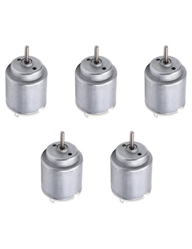 Motor Micro de CC Fielect 5Pcs 1.5-6V 5000-20000RPM para Juguetes