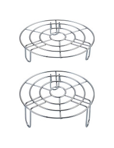 Juego de 2 Rejillas de Enfriamiento Turbokey 16cm Acero Inoxidable
