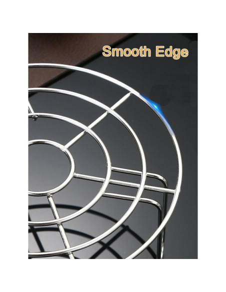 Juego de 2 Rejillas de Enfriamiento Turbokey 16cm Acero Inoxidable