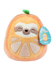 Peluche Squishmallows Simon El Perezoso Naranja 20 cm - Jazwares